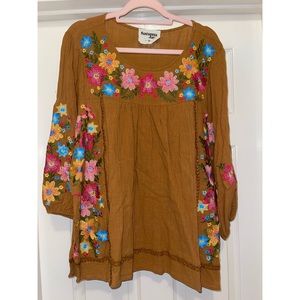 Savanna and Jane plus size embroidered top size 3X
